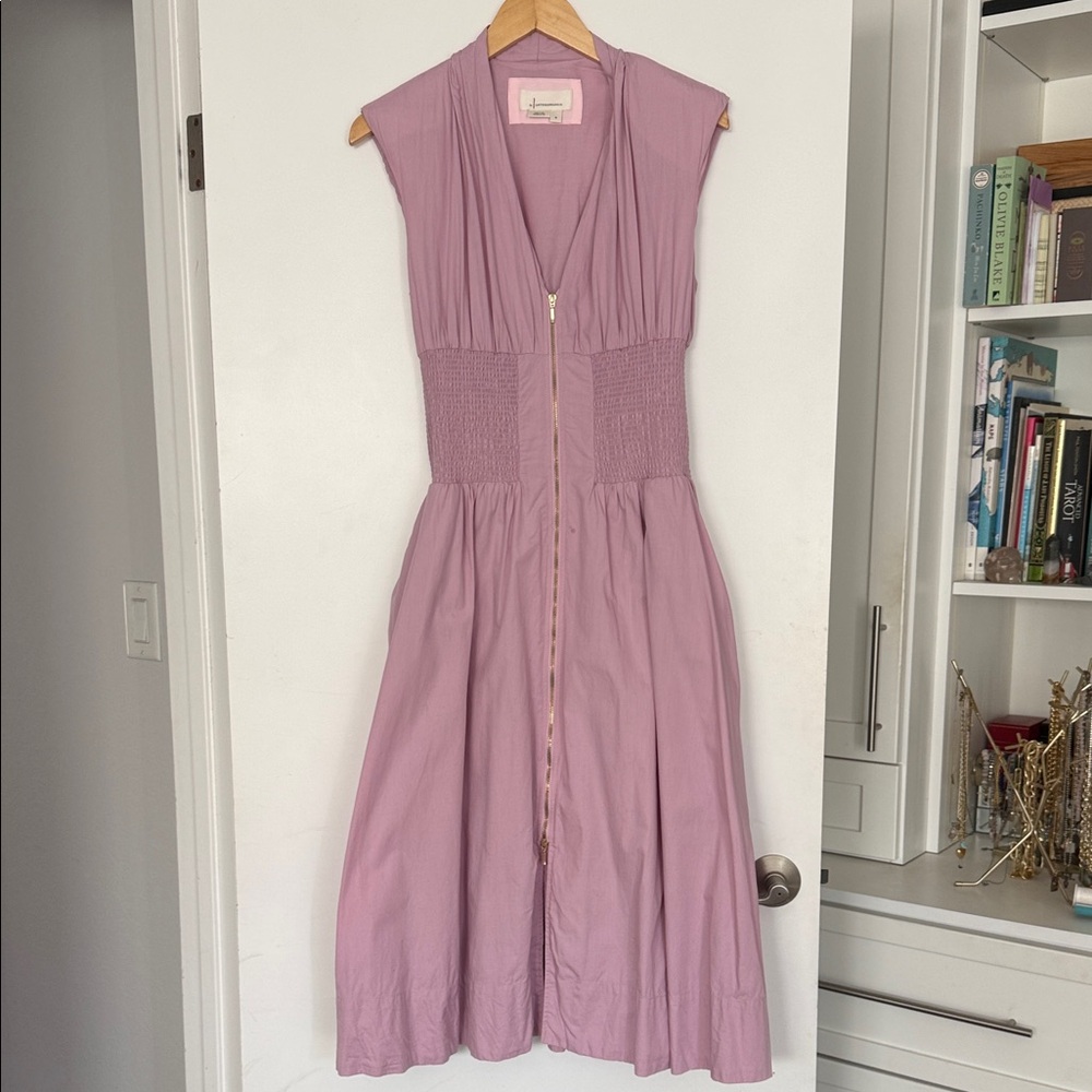 The Tommie Zip Front Midi Dress